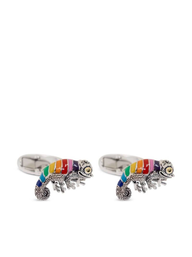 Paul Smith Chameleon cufflinks - Silver von Paul Smith