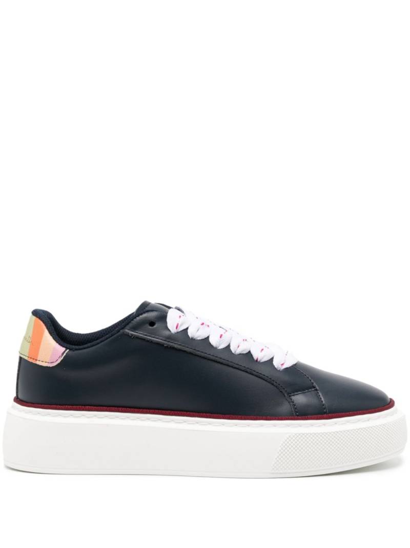 Paul Smith Guppu leather flatform sneakers - Blue von Paul Smith