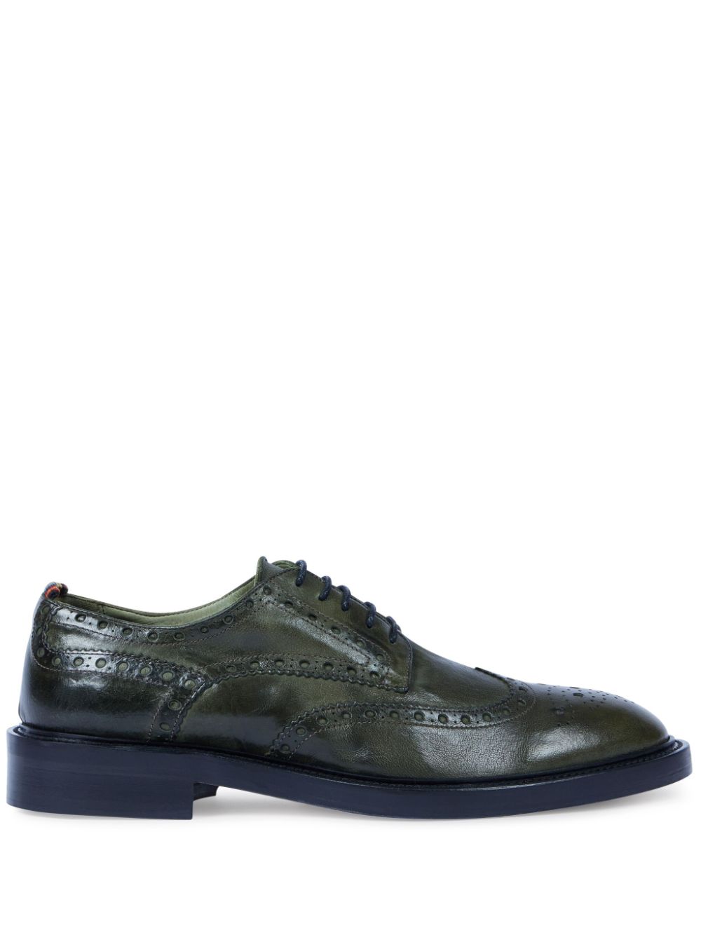 Paul Smith Langley leather brogues - Green von Paul Smith