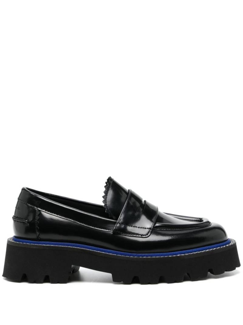 Paul Smith Magpie leather loafers - Black von Paul Smith