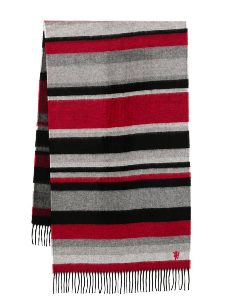 Paul Smith Manchester United stripe scarf - Red von Paul Smith