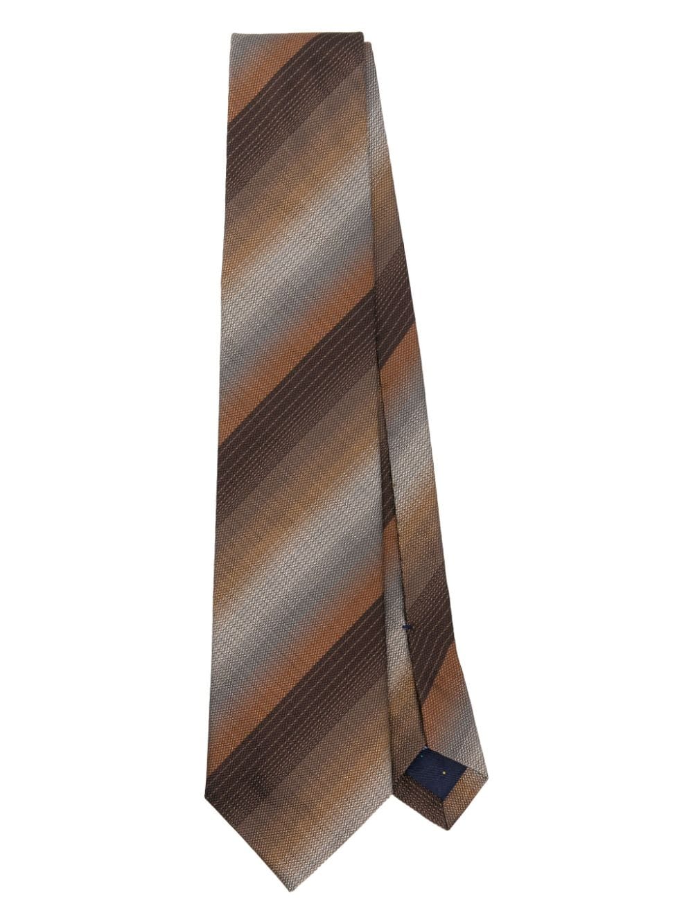 Paul Smith Ombre Stripes tie - Brown von Paul Smith