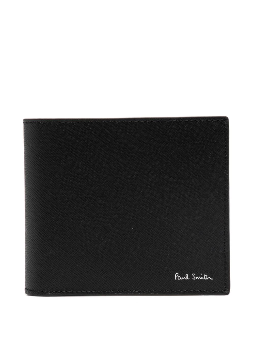 Paul Smith Signature Stripe Balloon leather wallet - Black von Paul Smith