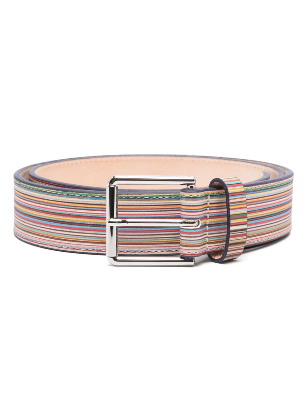 Paul Smith 'Signature Stripe' belt - Pink von Paul Smith