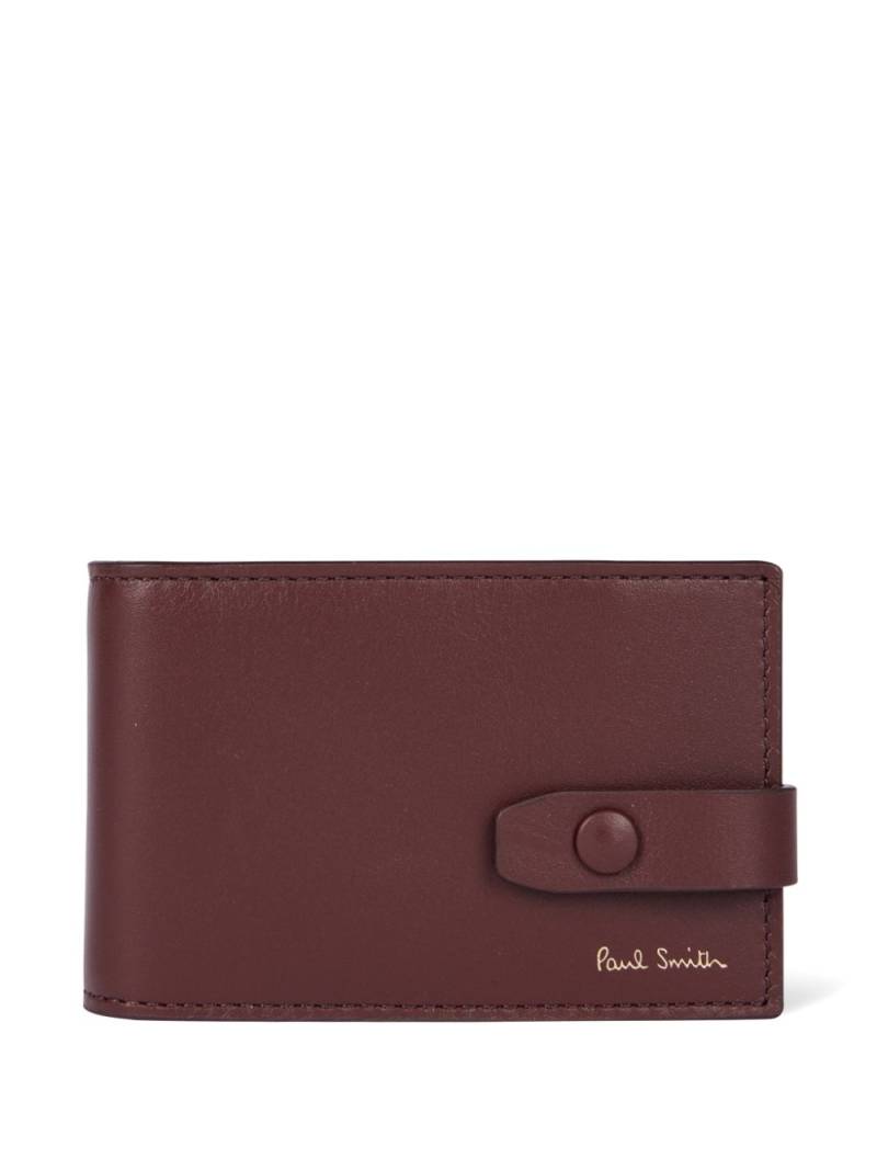 Paul Smith Signature Stripe card holder - Red von Paul Smith