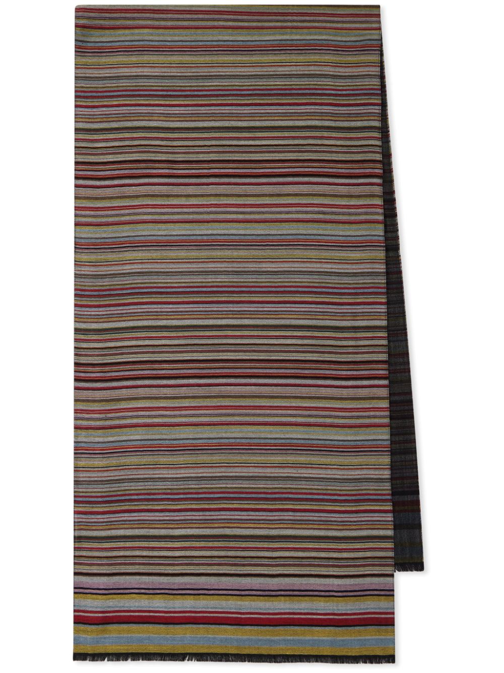 Paul Smith Signature Stripe scarf - Red von Paul Smith