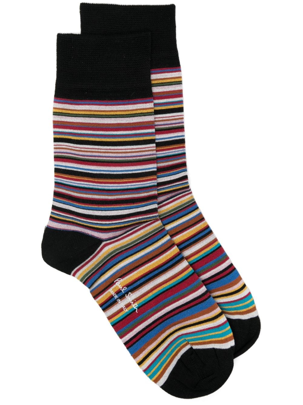 Paul Smith Signature Stripe socks - Black von Paul Smith