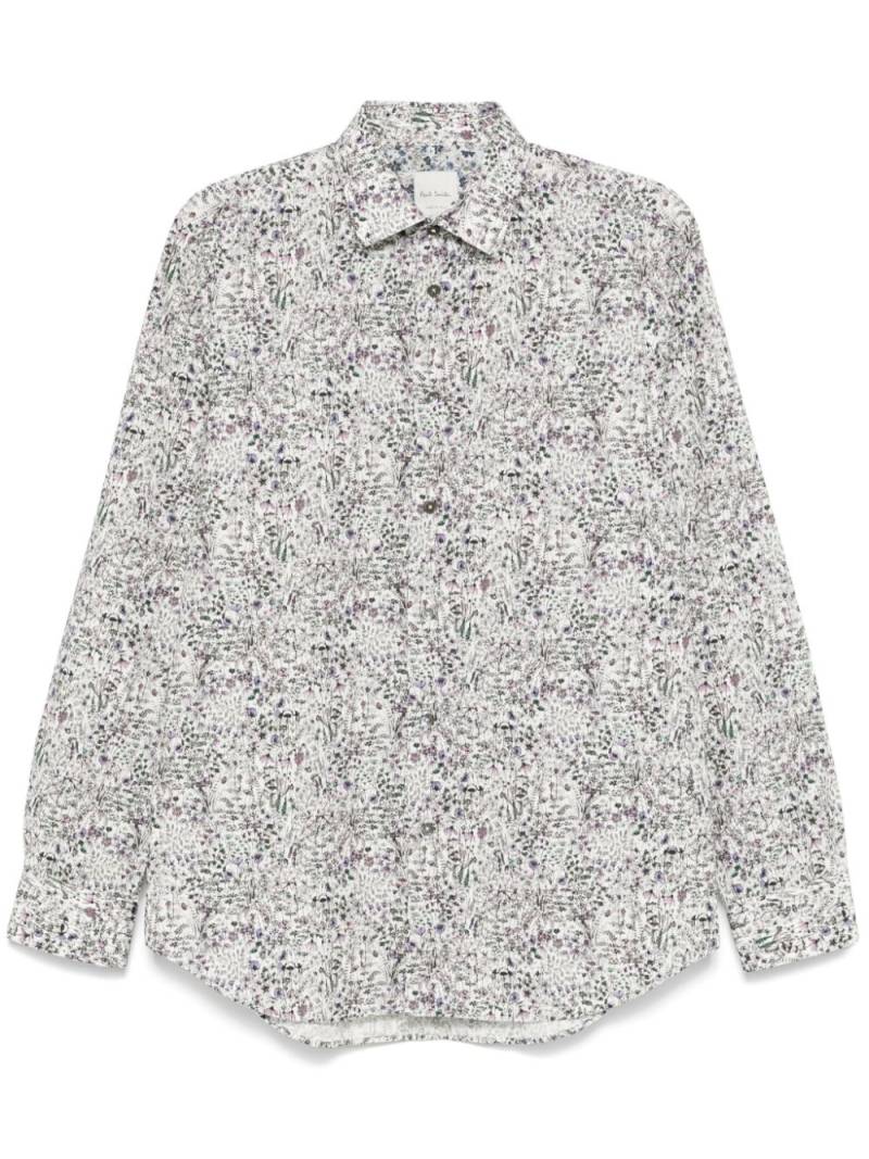 Paul Smith Sketch Floral-print shirt - White von Paul Smith