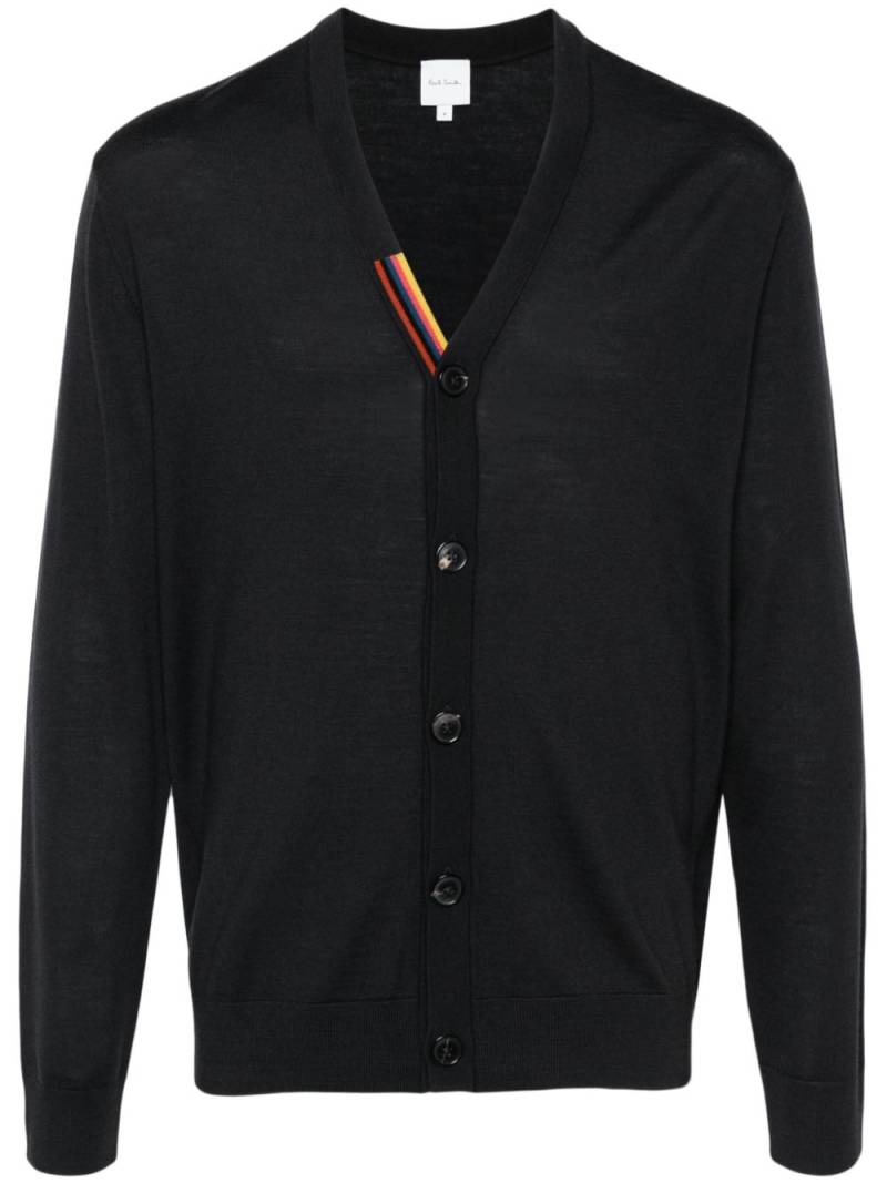 Paul Smith V-neck merino cardigan - Grey von Paul Smith