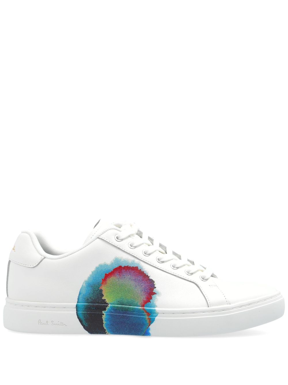 Paul Smith abstract print trainers - White von Paul Smith