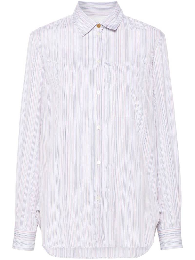 Paul Smith artist stripe pattern shirt - White von Paul Smith