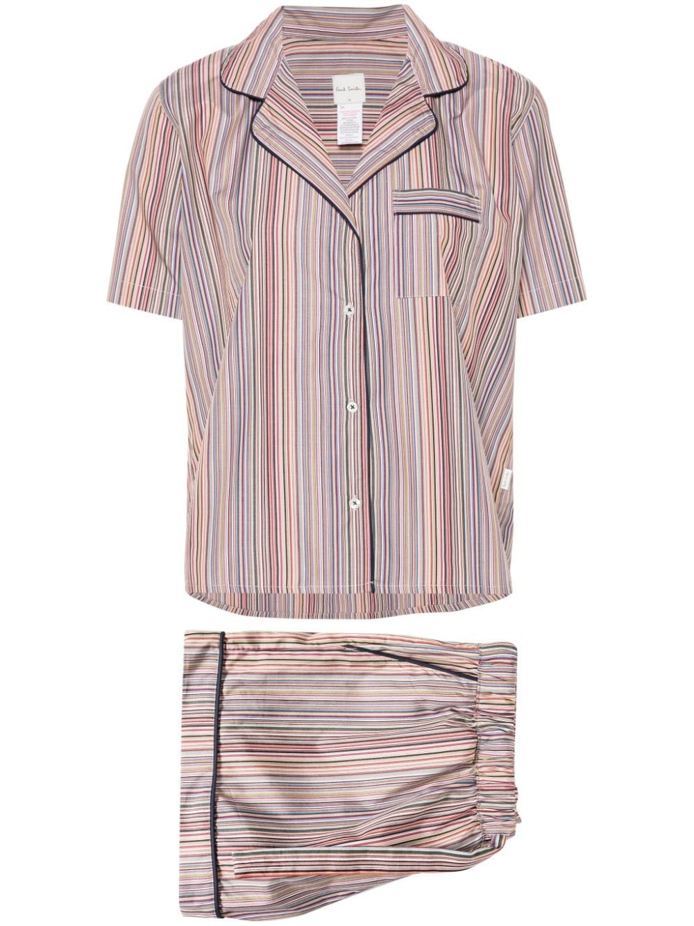 Paul Smith artist-stripe pyjamas set - Red von Paul Smith