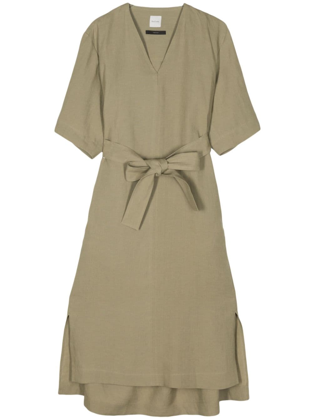 Paul Smith belted linen dress - Green von Paul Smith