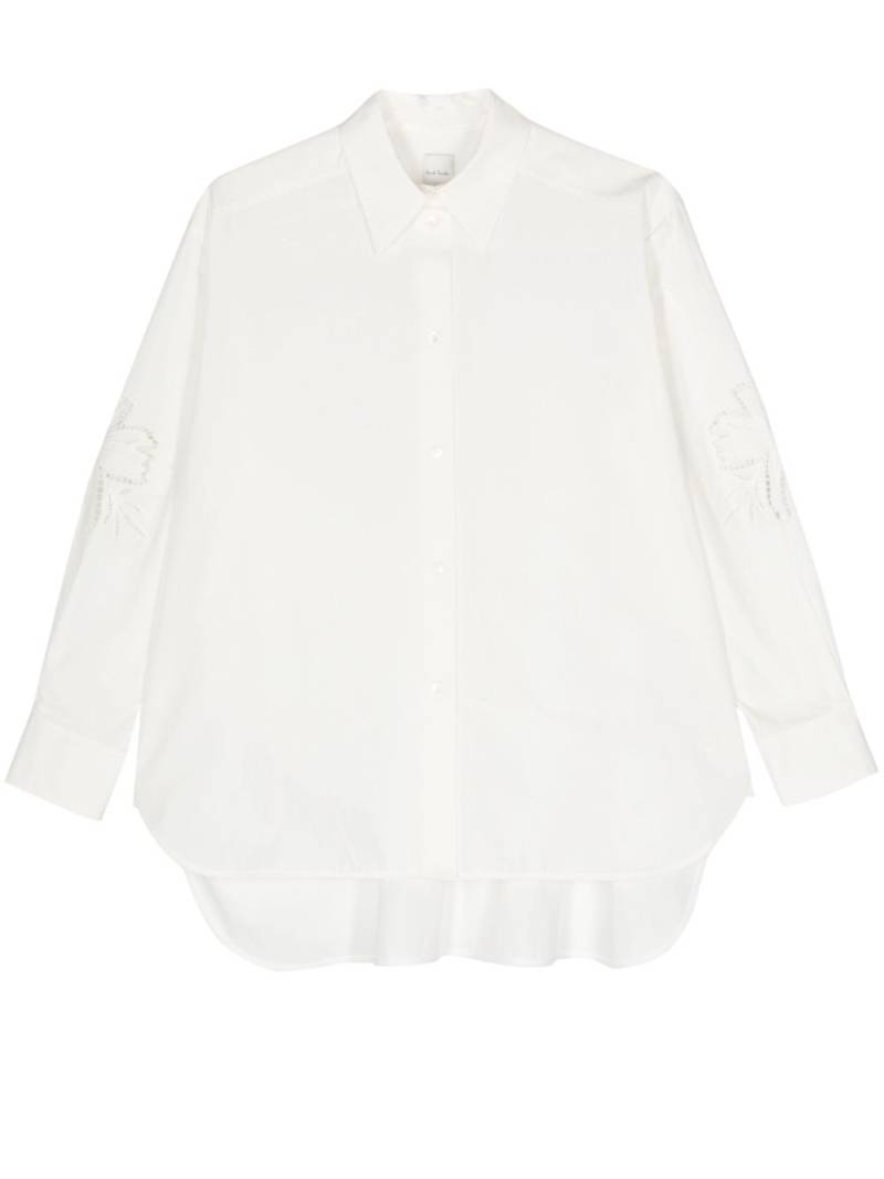 Paul Smith broderie anglaise-detail shirt - White von Paul Smith