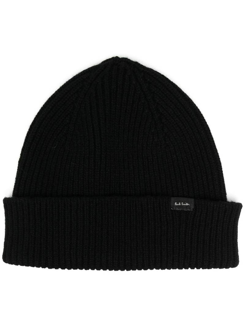 Paul Smith cashmere wool beanie - Black von Paul Smith