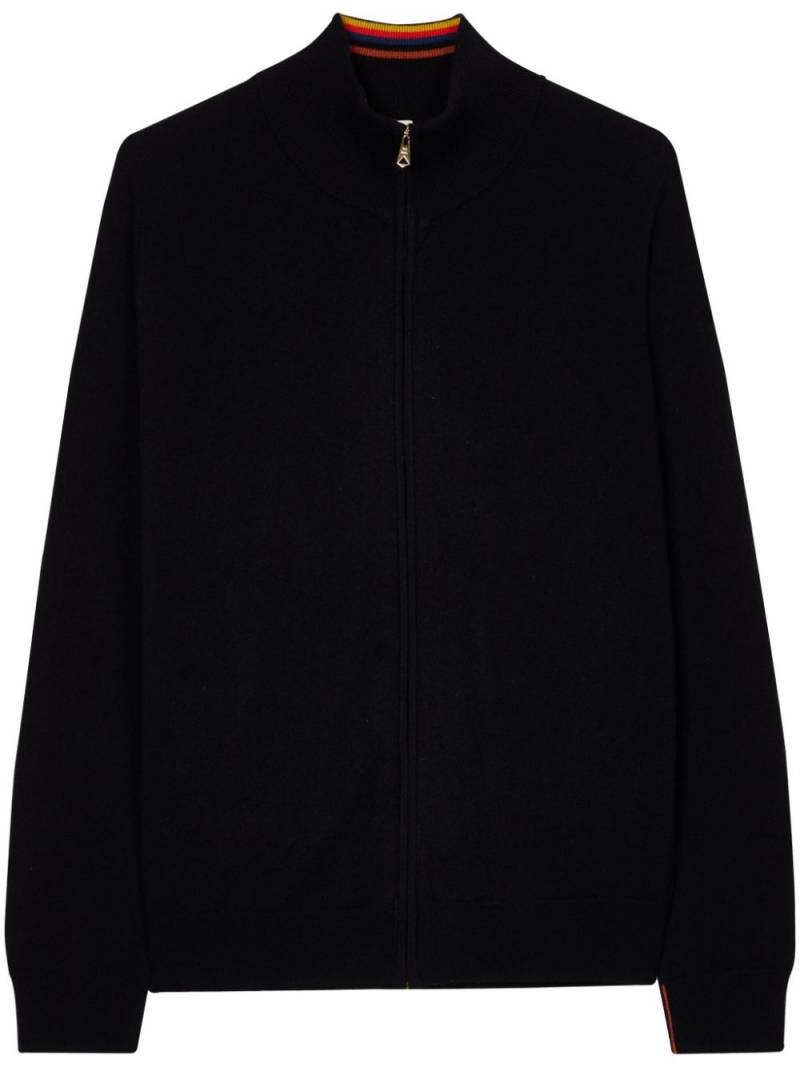 Paul Smith cashmere zip-up cardigan - Black von Paul Smith