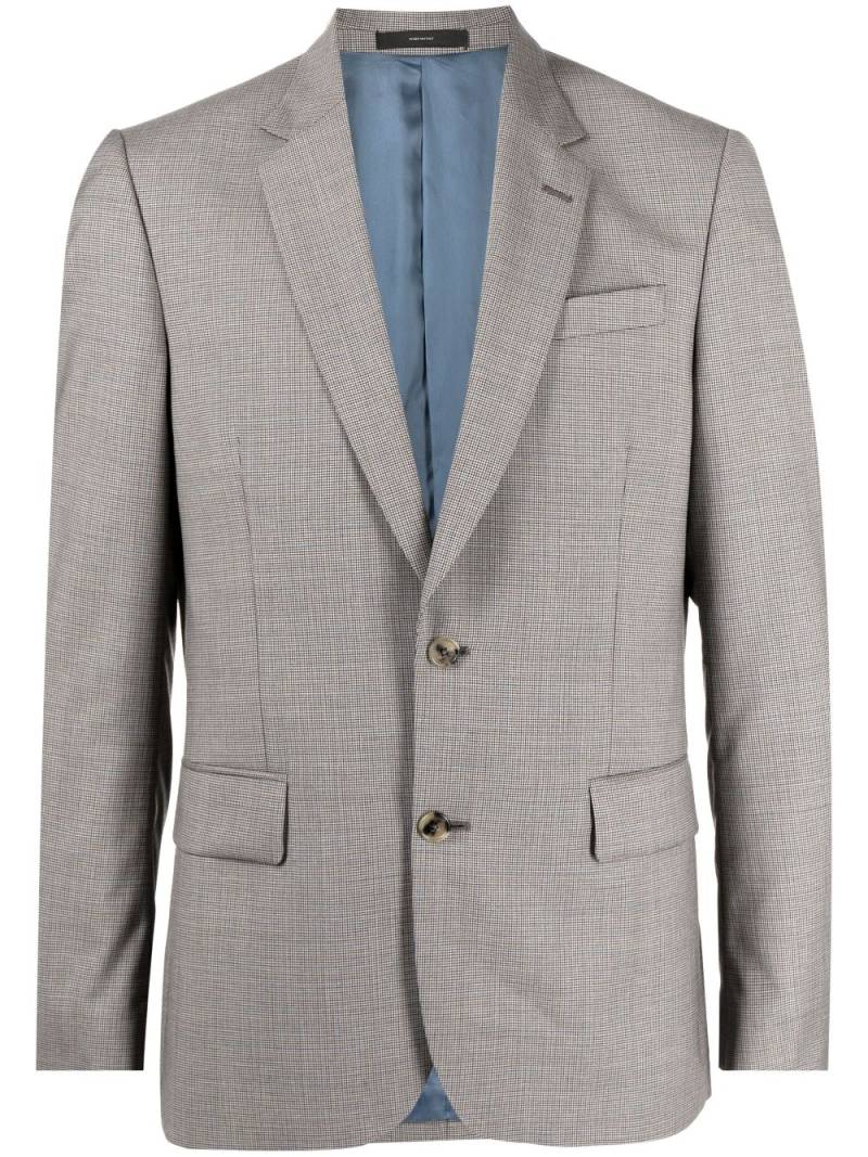 Paul Smith check-print wool blazer - Brown von Paul Smith