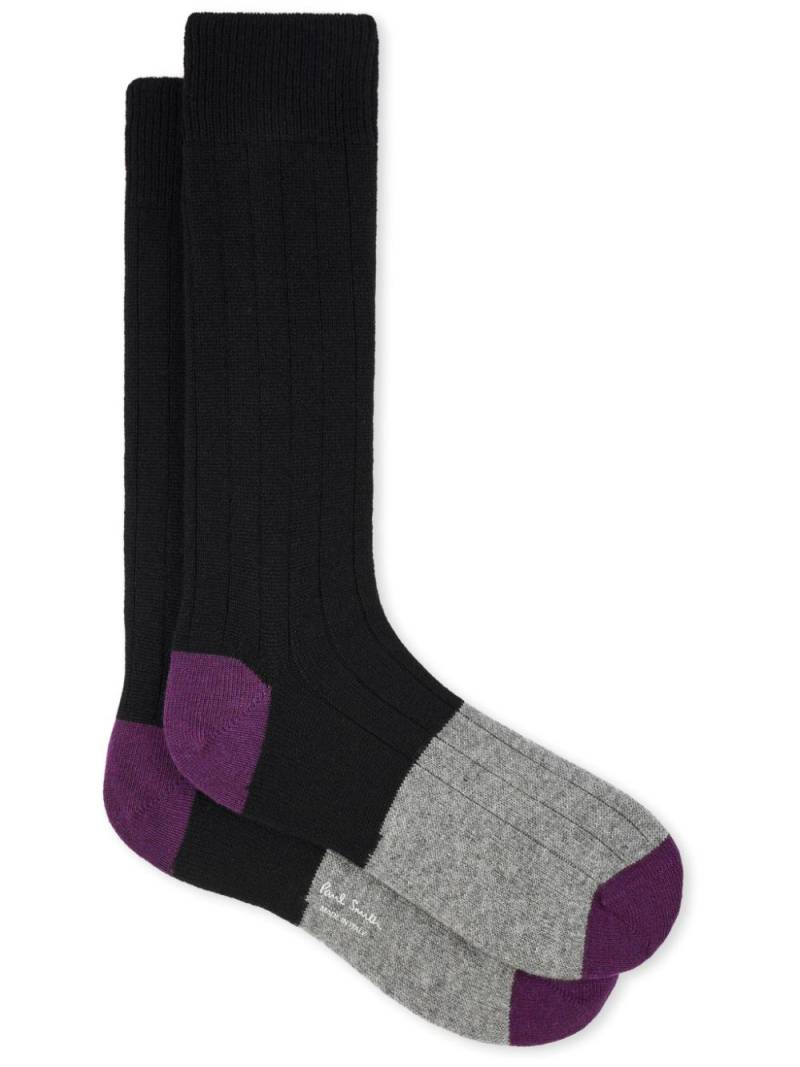 Paul Smith colour-block socks - Black von Paul Smith