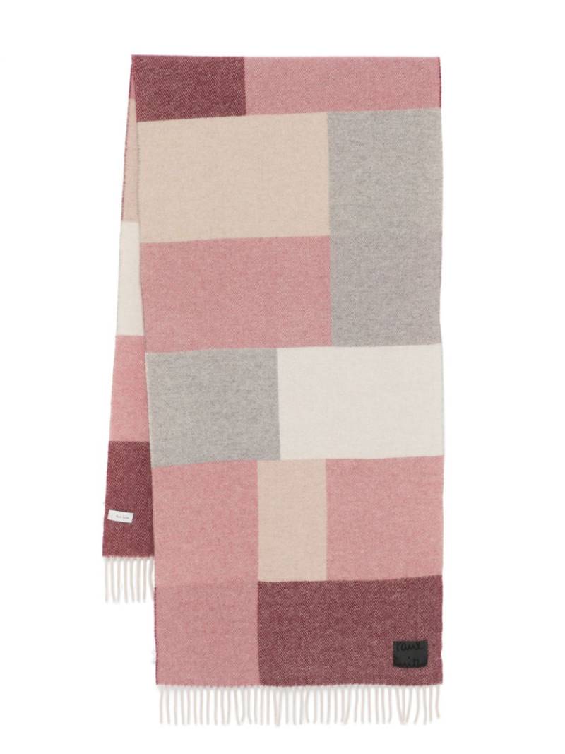 Paul Smith colourblock scarf - Pink von Paul Smith