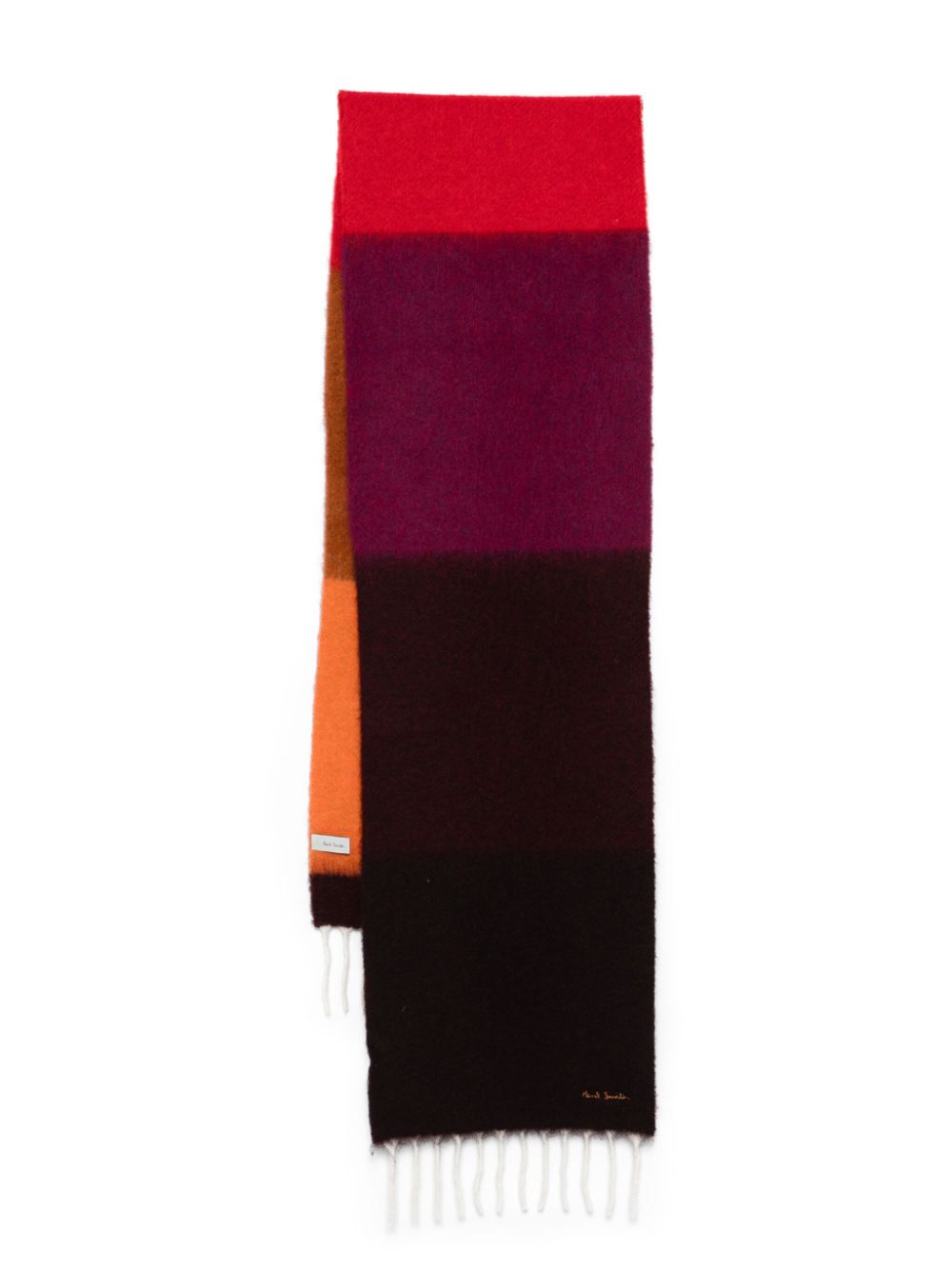 Paul Smith colourblock scarf - Red von Paul Smith