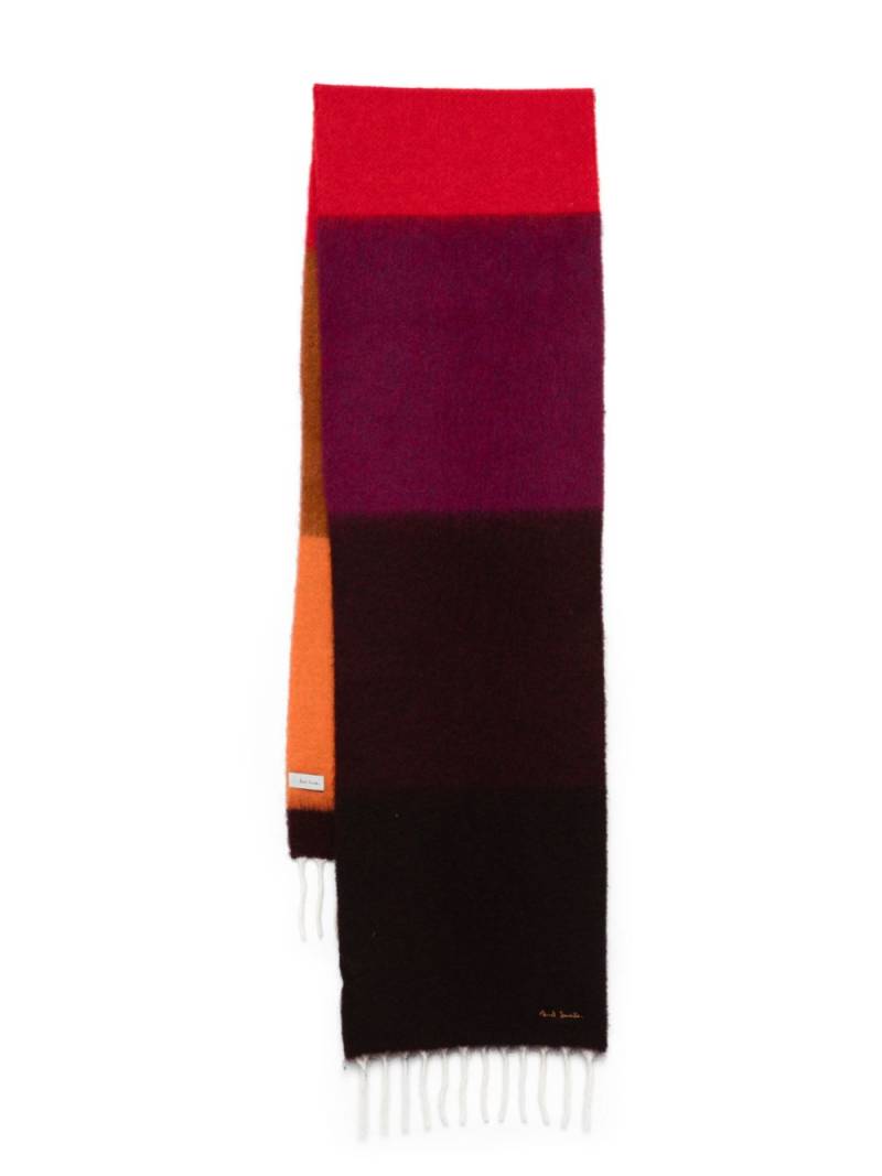 Paul Smith colourblock scarf - Red von Paul Smith