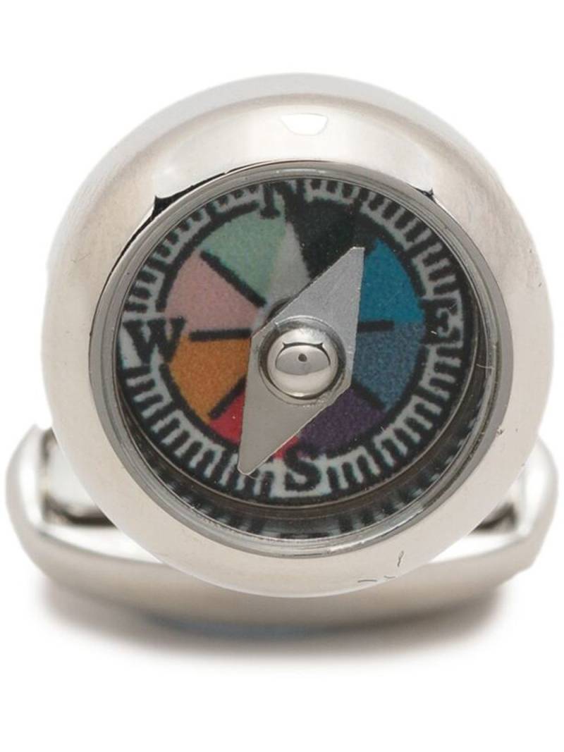 Paul Smith compass-detail cufflinks - Silver von Paul Smith