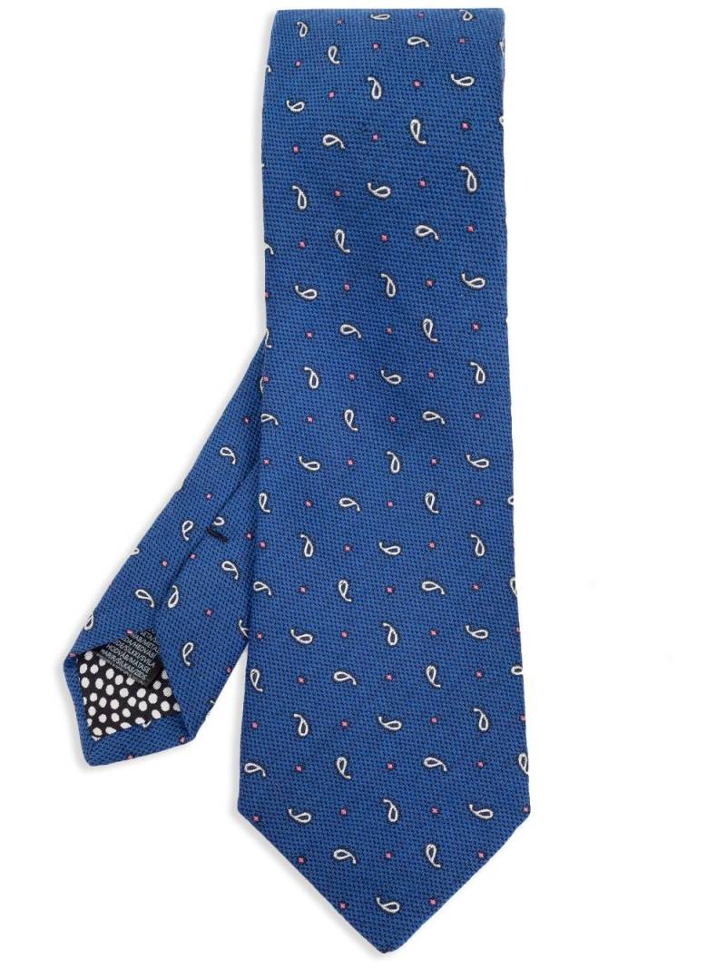 Paul Smith cornucopia-pattern tie - Blue von Paul Smith