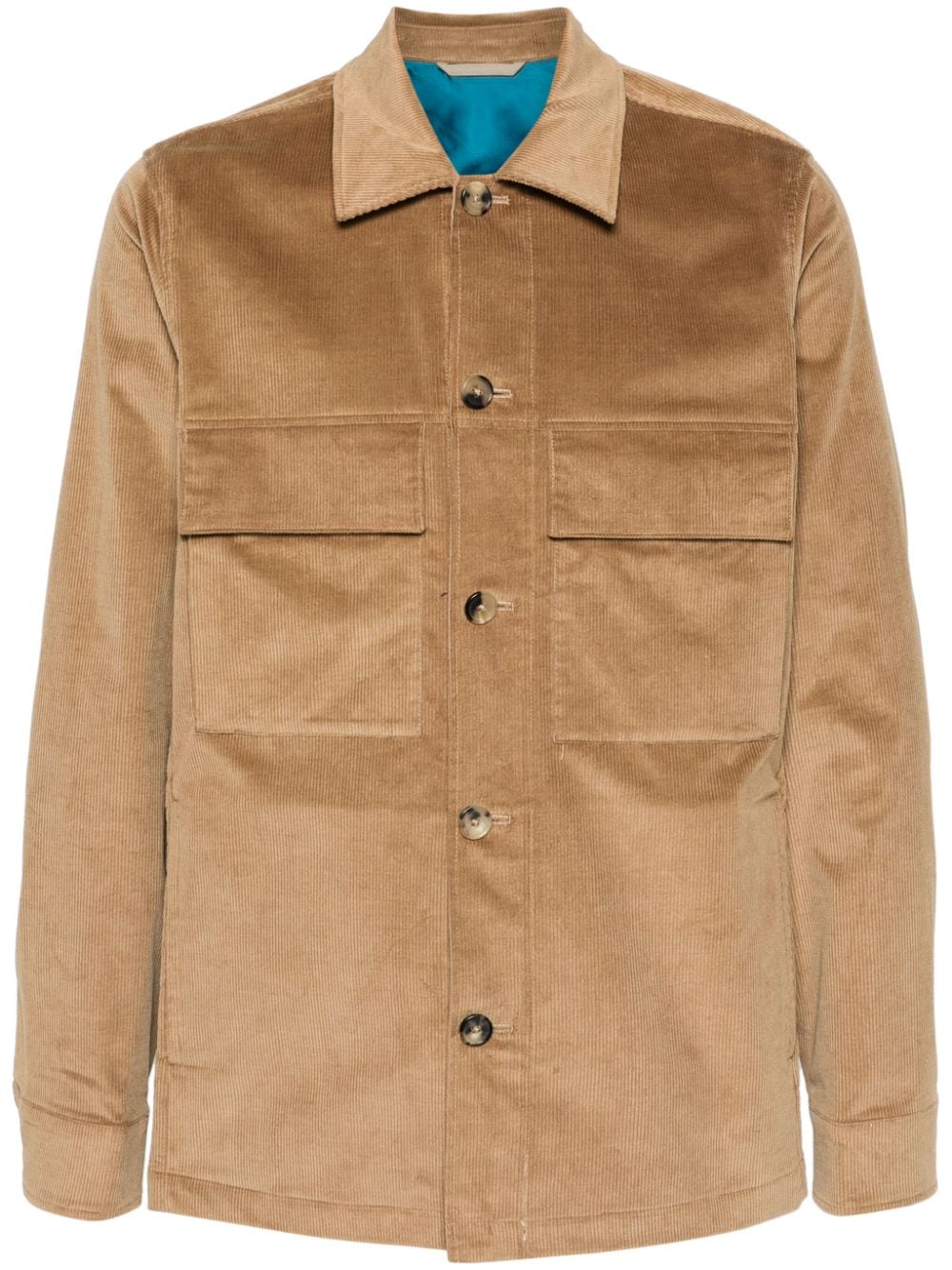 Paul Smith cotton blend corduroy shirt jacket - Neutrals von Paul Smith