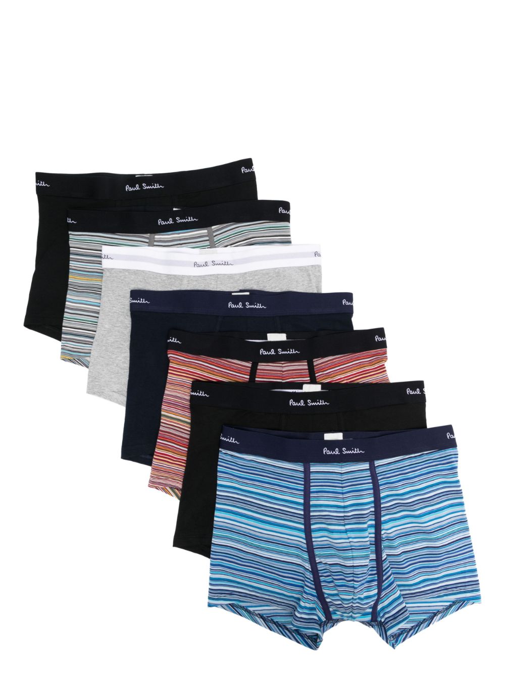 Paul Smith cotton boxers (set of 6) - Black von Paul Smith