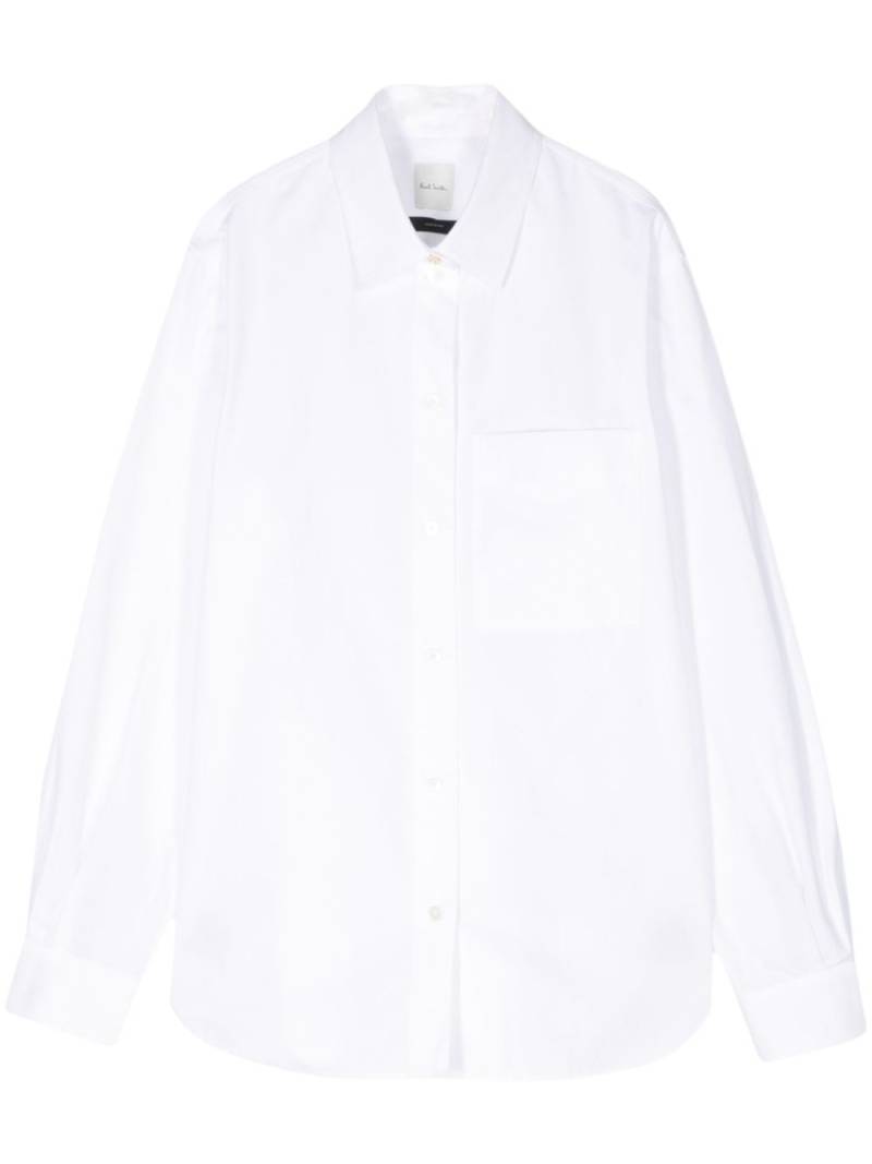 Paul Smith cotton poplin shirt - White von Paul Smith