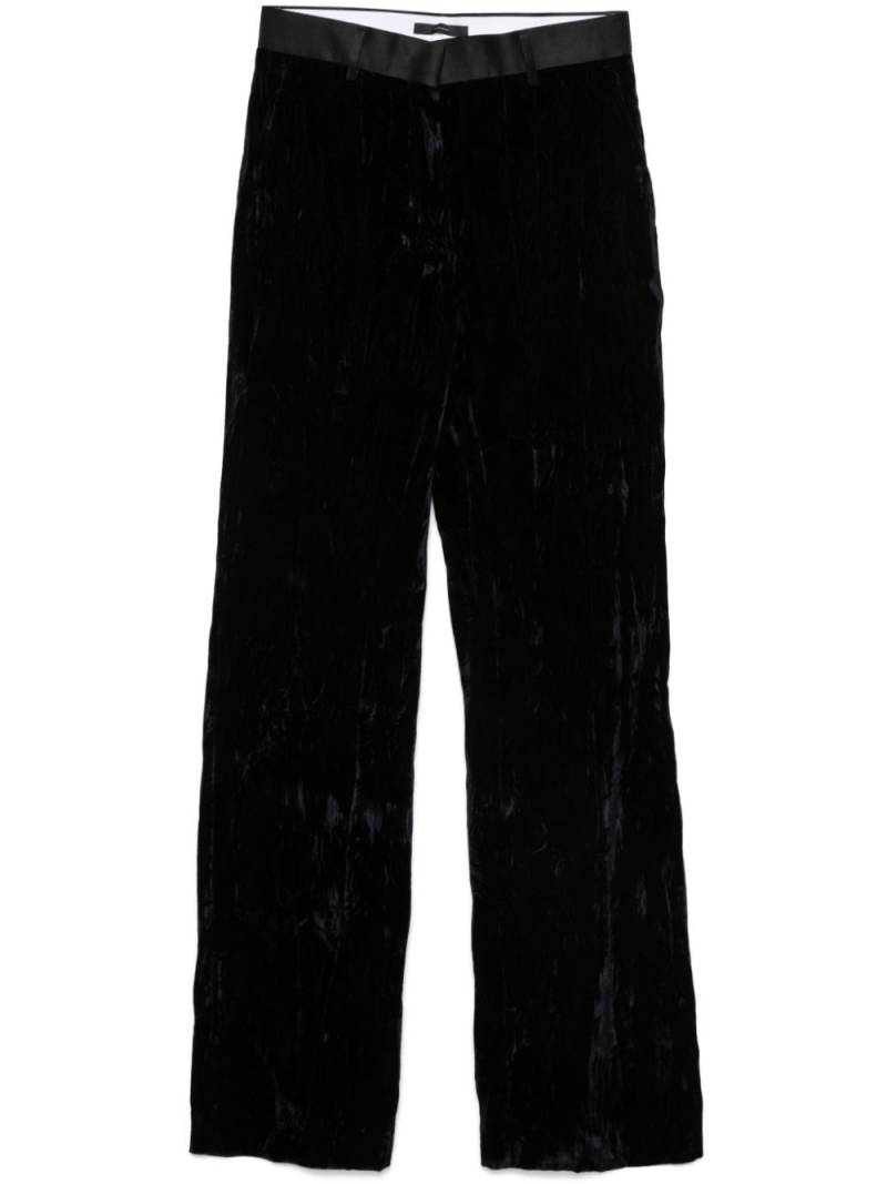 Paul Smith crushed velvet trousers - Black von Paul Smith