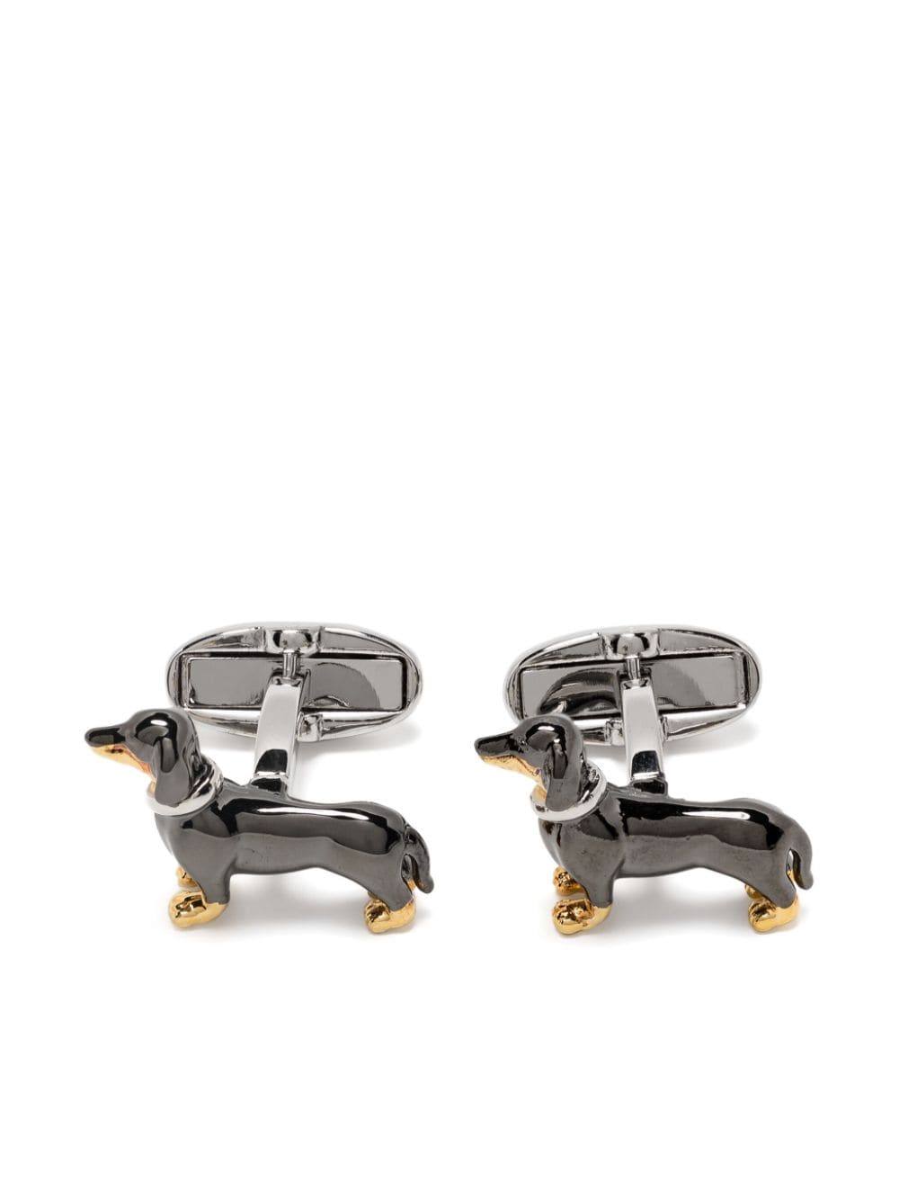 Paul Smith dog-shaped cufflinks - Silver von Paul Smith