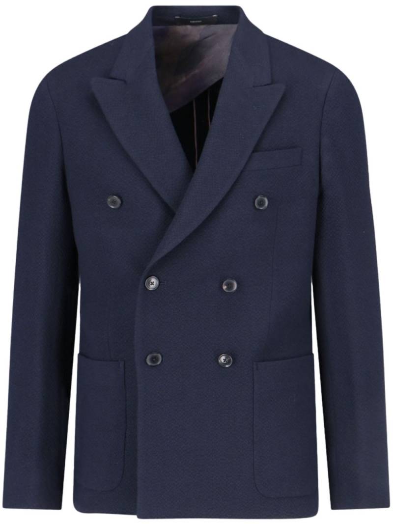 Paul Smith double-breasted blazer - Blue von Paul Smith