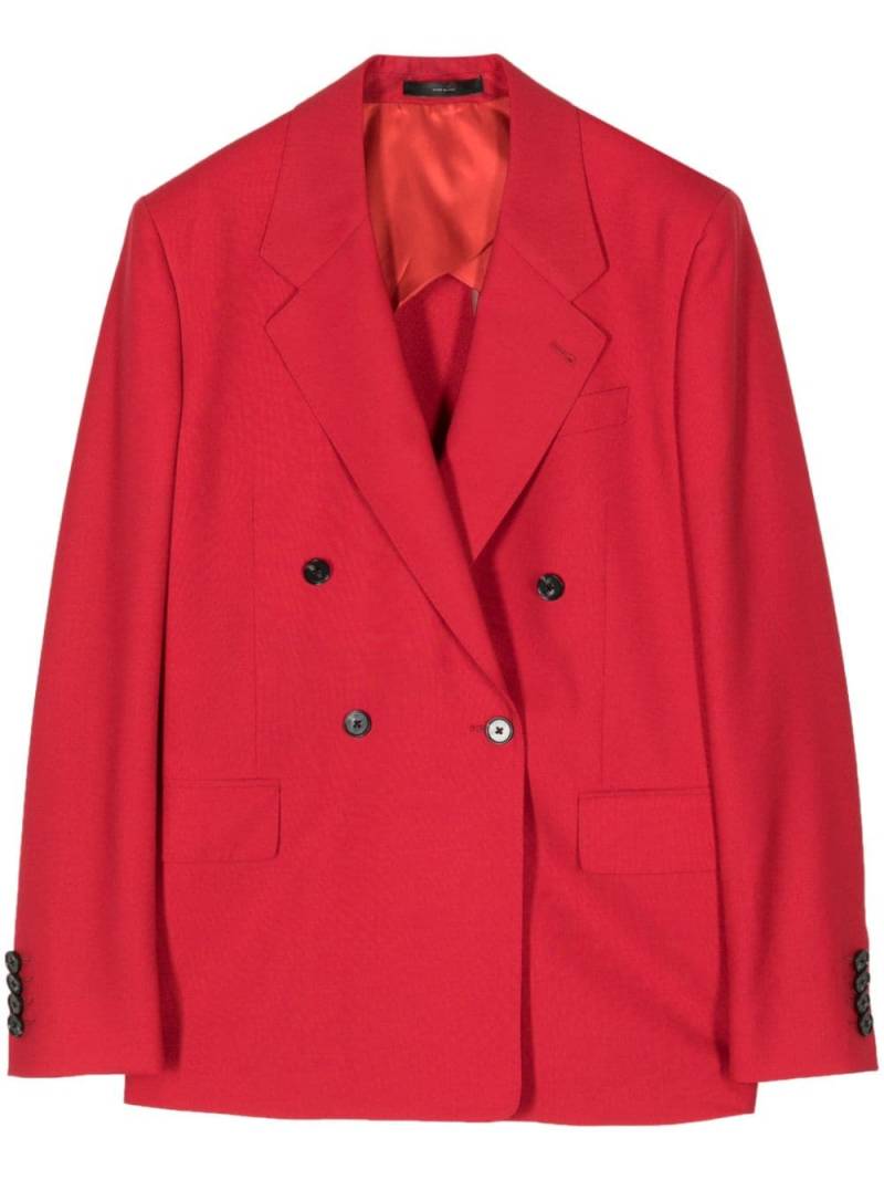 Paul Smith double-breasted wool blazer - Red von Paul Smith