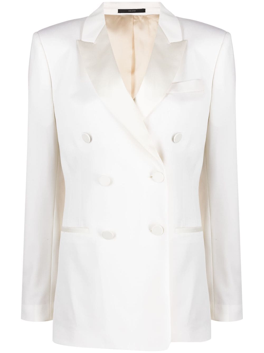 Paul Smith double-breasted wool-blend blazer - White von Paul Smith