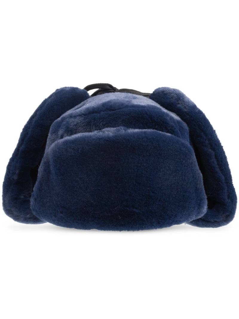 Paul Smith faux fur hat - Blue von Paul Smith