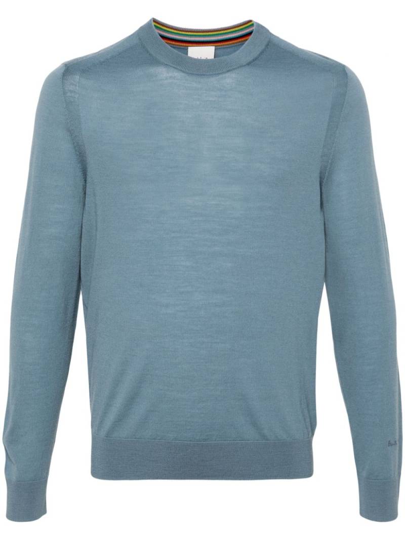 Paul Smith fine-knit merino jumper - Blue von Paul Smith