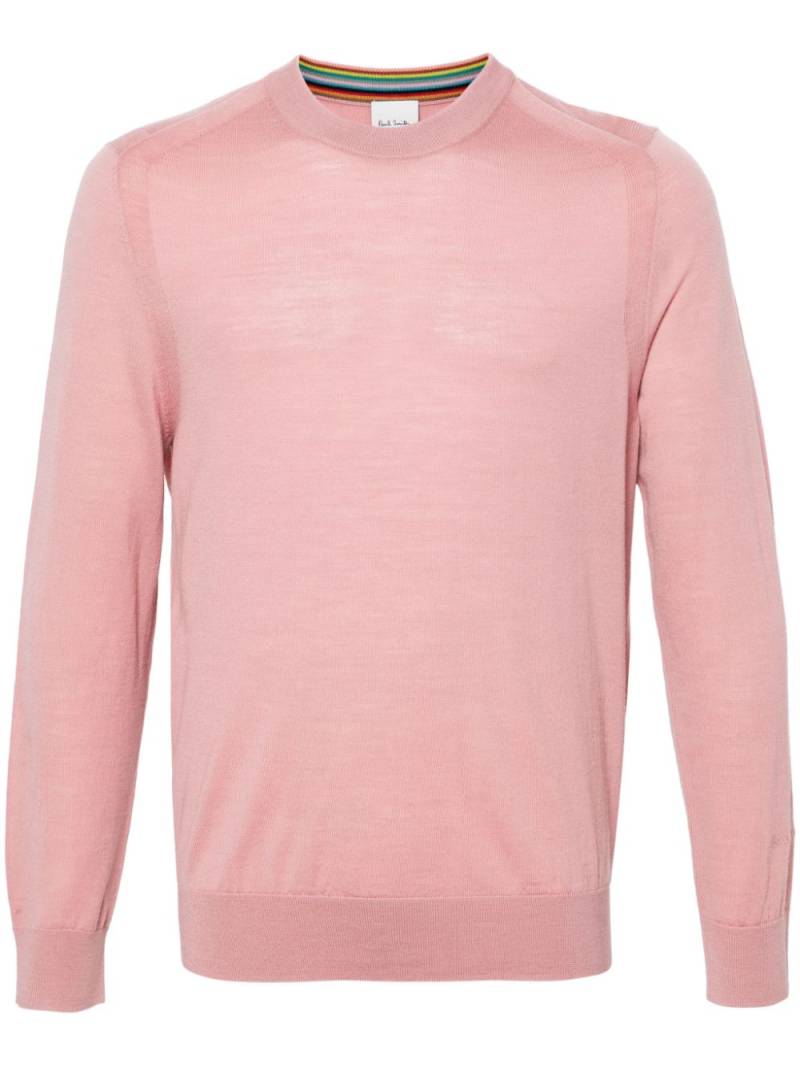 Paul Smith fine-knit merino jumper - Pink von Paul Smith