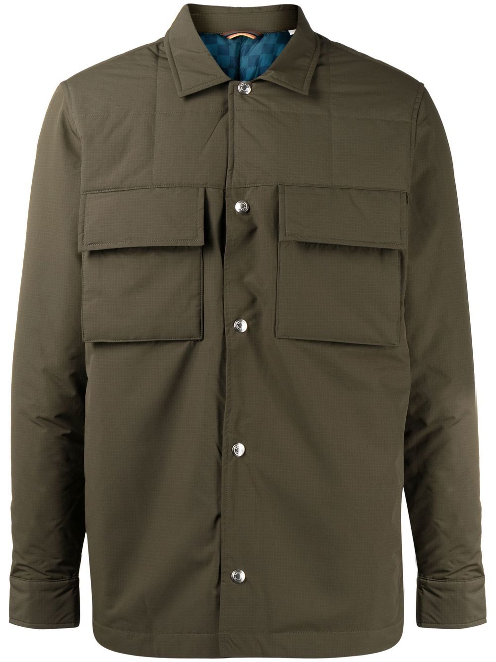 Paul Smith flap-pocket press-stud jacket - Green von Paul Smith