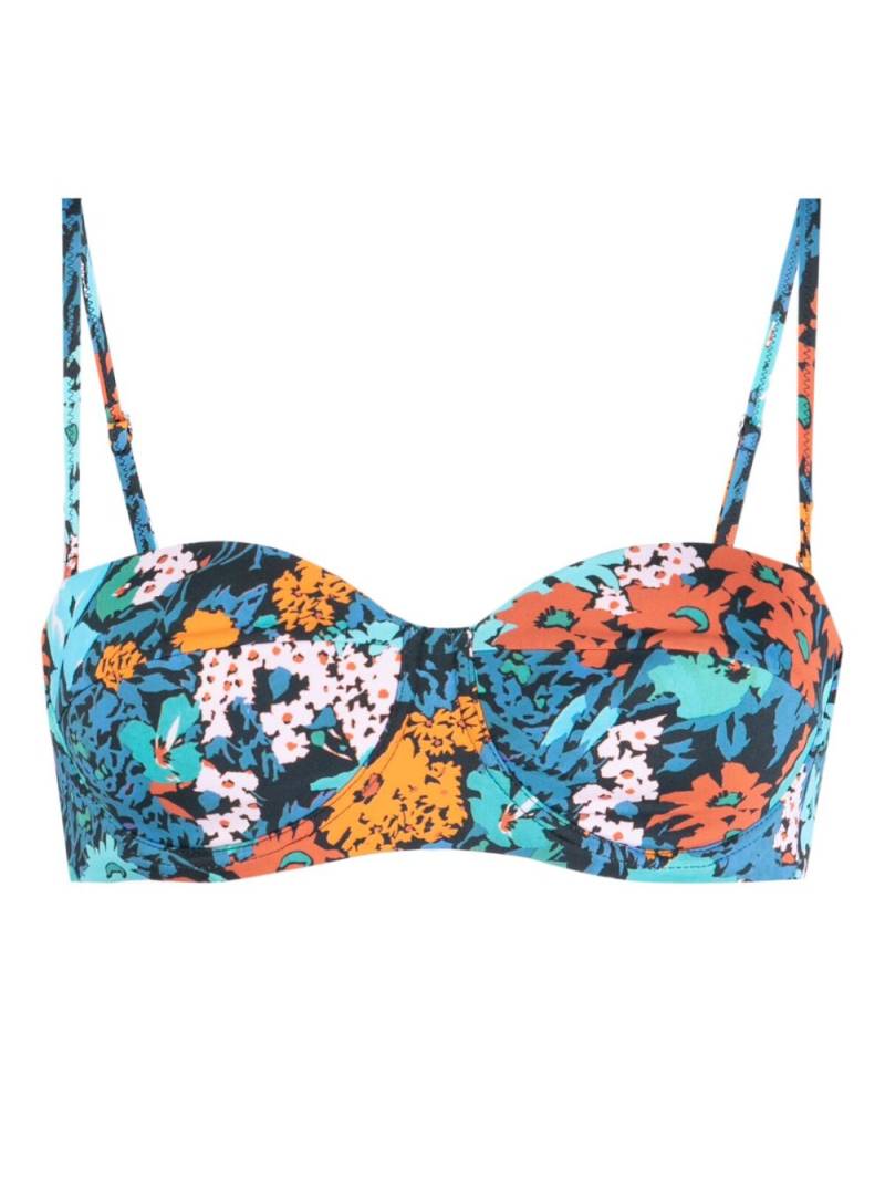 Paul Smith floral-print bikini top - Multicolour von Paul Smith