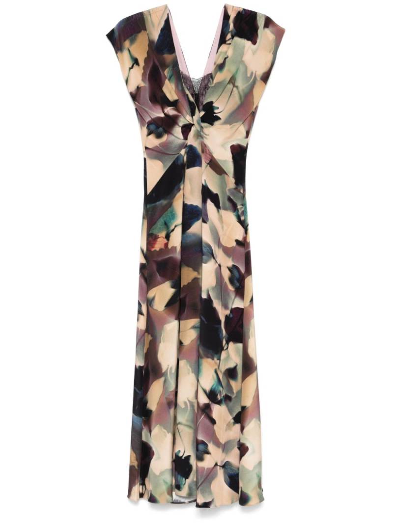 Paul Smith floral-print maxi dress - Neutrals von Paul Smith