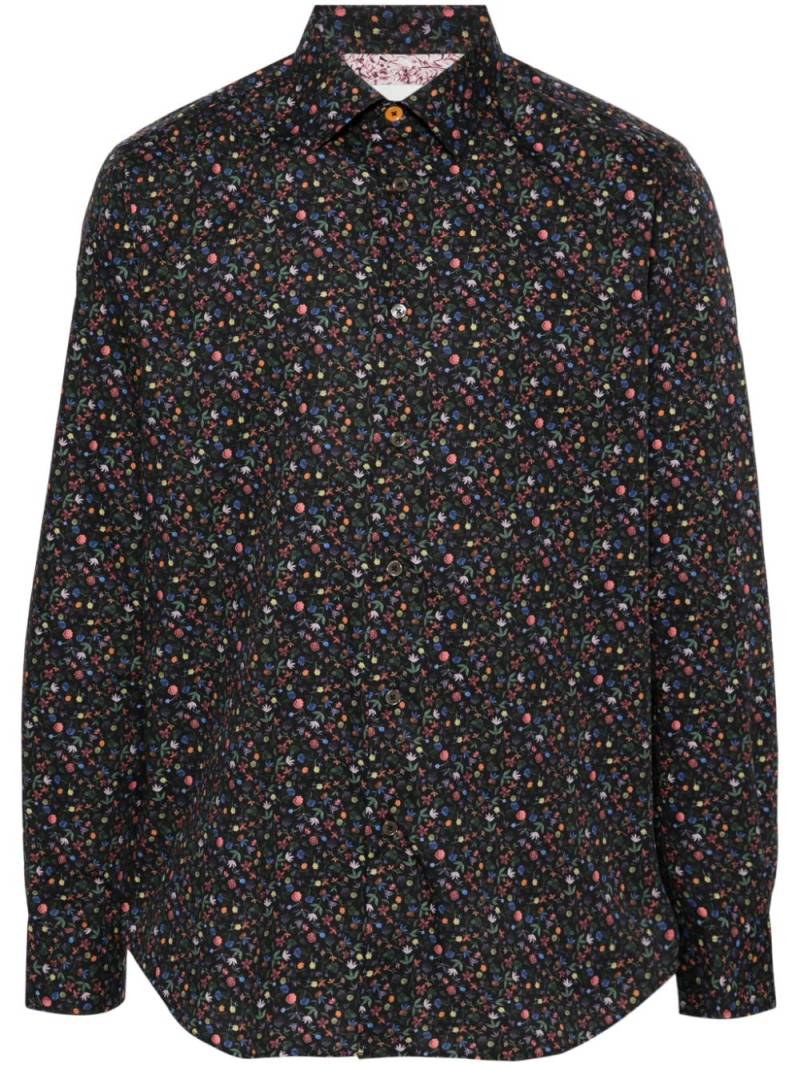 Paul Smith floral-print shirt - Black von Paul Smith