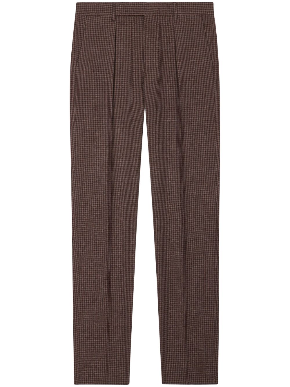 Paul Smith gingham-check trousers - Brown von Paul Smith