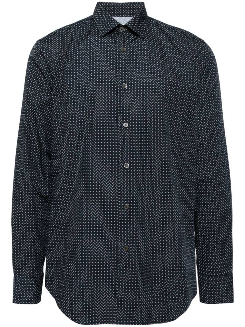 Paul Smith graphic-print shirt - Blue von Paul Smith