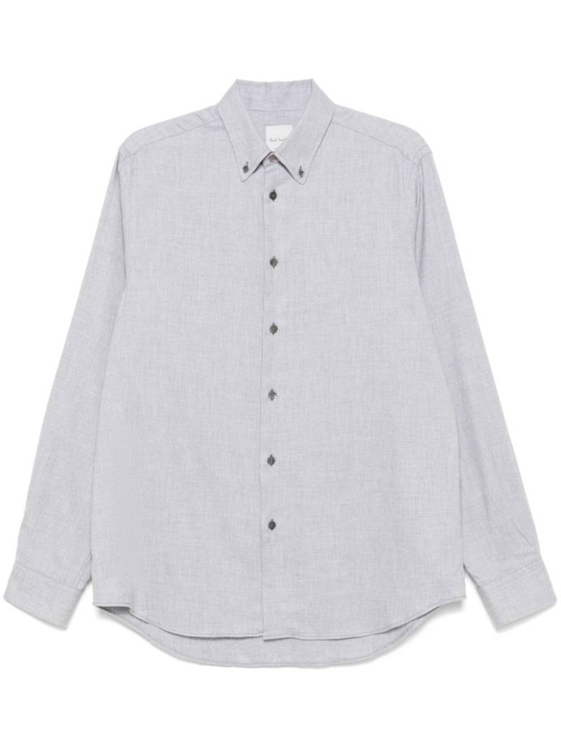 Paul Smith herringbone-pattern shirt - Grey von Paul Smith