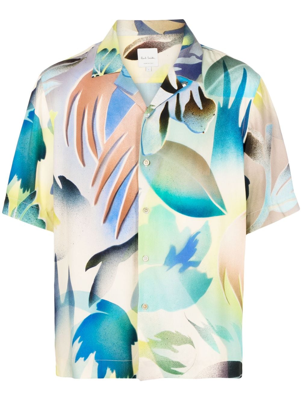 Paul Smith jungle-print short-sleeve shirt - Multicolour von Paul Smith