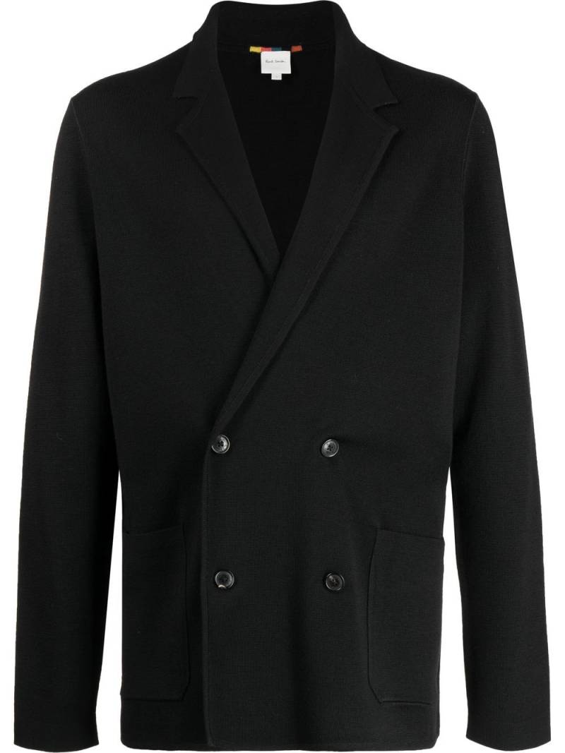 Paul Smith knitted double-breasted blazer - Black von Paul Smith