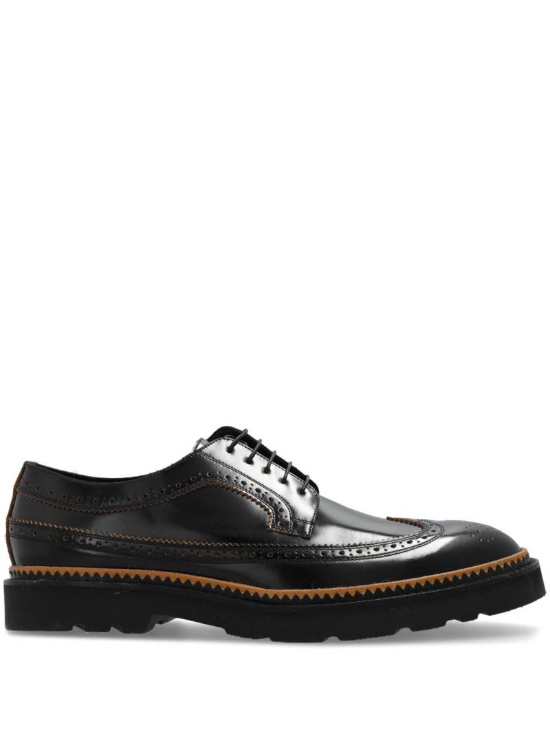 Paul Smith leather Derby shoes - Black von Paul Smith