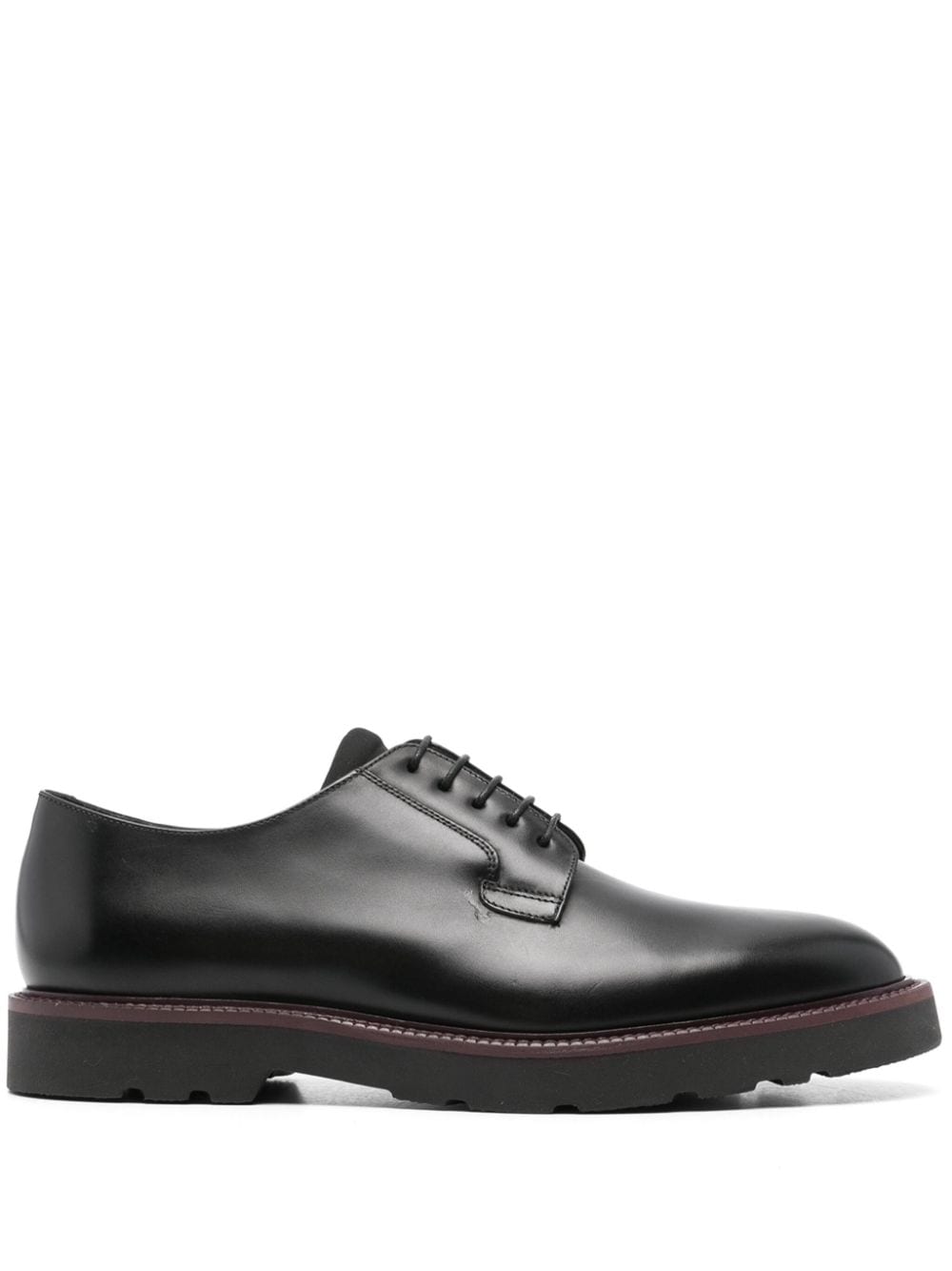 Paul Smith leather derby shoes - Black von Paul Smith