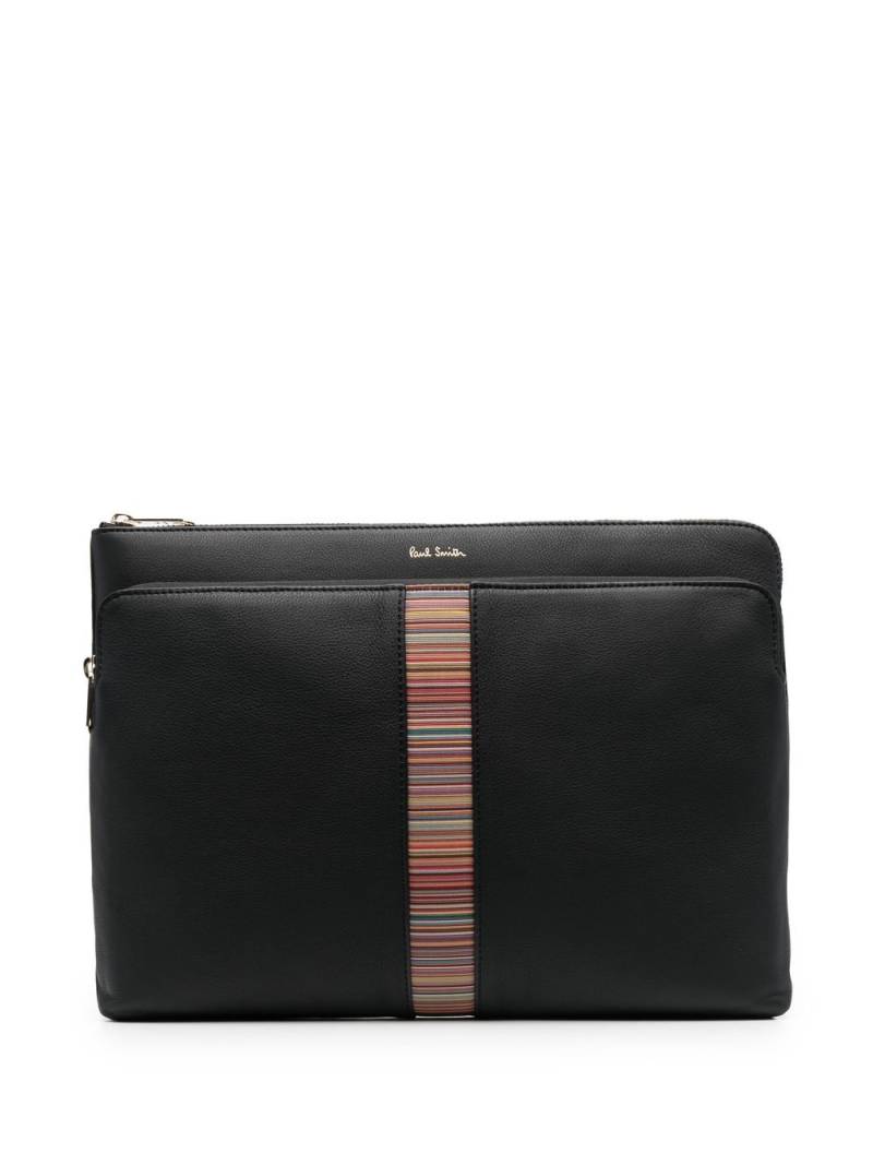 Paul Smith leather document case - Black von Paul Smith